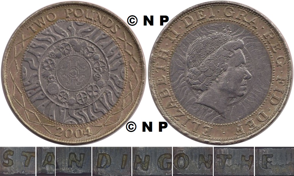 Image of the coin. All images  TheFakePoundCoinDatabase unless otherwise stated.