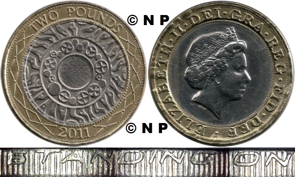 Image of the coin. All images  TheFakePoundCoinDatabase unless otherwise stated.