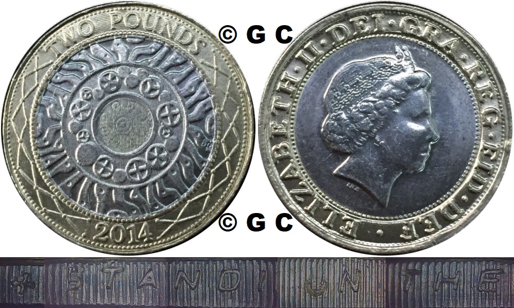 Image of the coin. All images  TheFakePoundCoinDatabase unless otherwise stated.