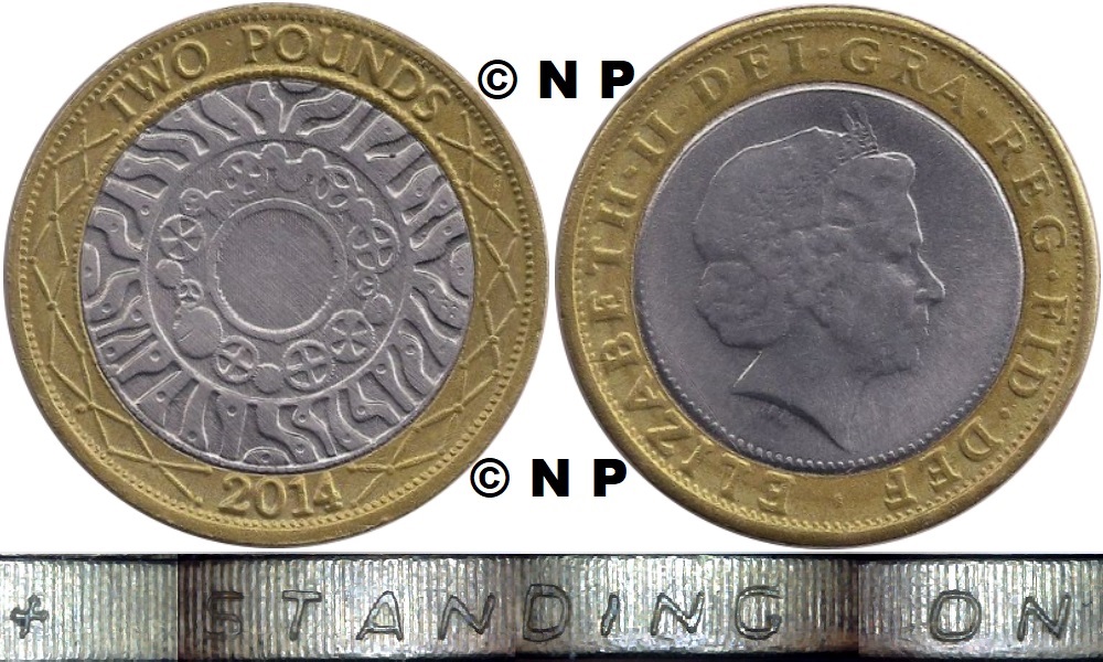 Image of the coin. All images  TheFakePoundCoinDatabase unless otherwise stated.